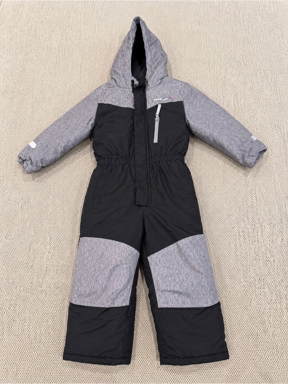 Swiss Tech Black and Gray Kids Snowsuit